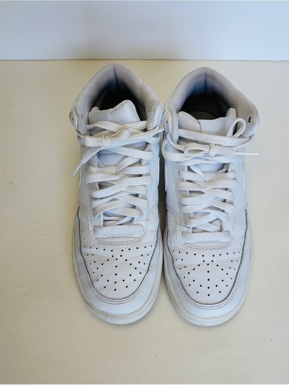 Nike Kids White High-Top Sneakers
